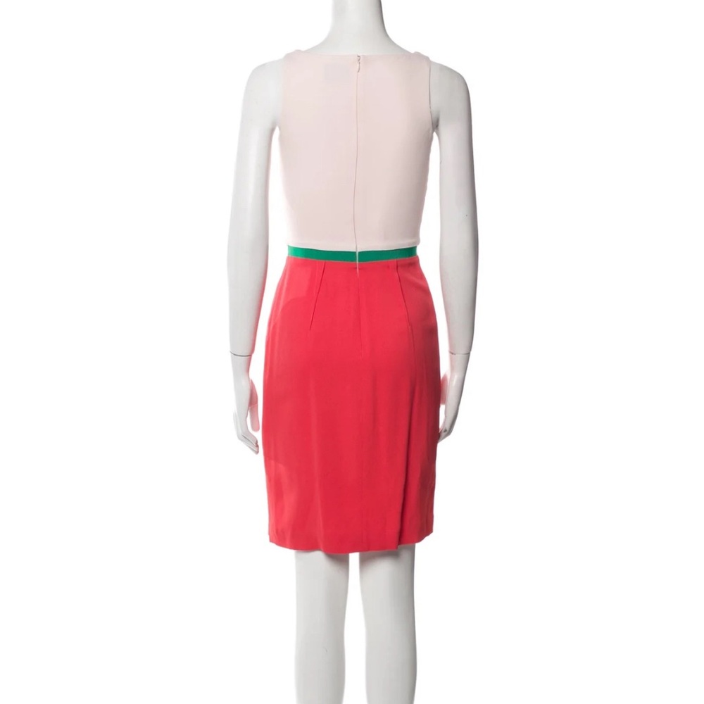 Peter Som Colorblock Pattern Knee-Length Dress Si… - image 2